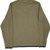 Nike Acg Fleece 1/4 Zip - Large Beige Polyester