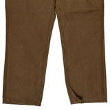 Schmidt Carpenter Trousers - 34W 30L Brown Cotton
