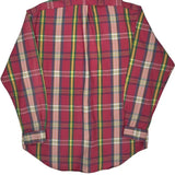 Blake Ralph Lauren Checked Shirt - Large Red Cotton