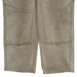 Carhartt Double Knee Carpenter Pants - 36W 29L Beige Cotton