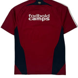 Denmark Dbu Adidas 2010-11 Training Football Shirt - Small Red Polyester