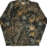 Fieldmaster Camo Long Sleeve T-Shirt - Medium Camo Cotton Blend