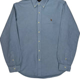 Polo By Ralph Lauren Shirt - Large Blue Cotton