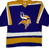 Minnesota Vikings Nfl Jersey - Large Purple Cotton