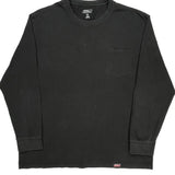 Dickies Long Sleeve T-Shirt - 2XL Black Cotton
