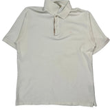 Burberry London Polo Shirt - Large White Cotton