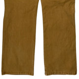 Dickies Carpenter Trousers - 34W 32L Brown Cotton