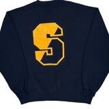 Made In USA Russell Athletic Salesianum Sweatshirt - XL Navy Cotton