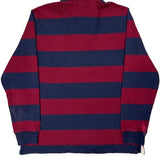 Polo By Ralph Lauren Striped Rugby Shirt - Medium Block Colour Cotton