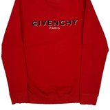 Age 12 + Givenchy Sweatshirt - Large Red Cotton