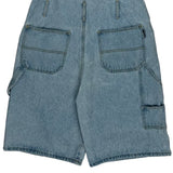 Mickey Unlimited Cartoon Overalls - Medium Light Wash Denim