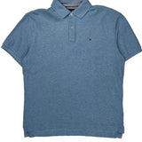 Tommy Hilfiger Polo Shirt - Medium Blue Cotton