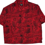 Rocawear Hawaiian Shirt - Large Red Polyester