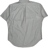 Ralph Lauren Striped Short Sleeve Shirt - Large Blue Cotton