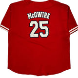 St. Louis Sport Attack Mlb Jersey - Large Red Polyester