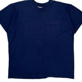Blank Trend Basics Single Stitch T-Shirt - XL Blue Cotton