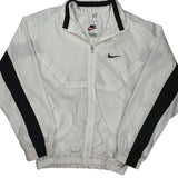 Nike Spellout Windbreaker - Large White Polyester