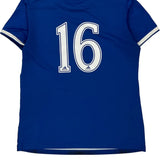 Lyons Township Adidas Graphic Soccer Jersey - Medium Blue Polyester