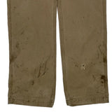 Carhartt Double Knee Carpenter Trousers - 32W 32L Beige Cotton