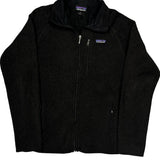Patagonia Fleece Jacket - Medium Black Polyester
