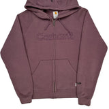 Carhartt Hoodie - Medium Purple Cotton Blend