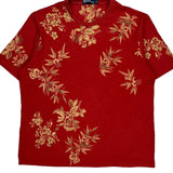 Polo By Ralph Lauren Floral T-Shirt - XL Red Cotton