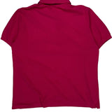 Lacoste Polo Shirt - Large Pink Cotton