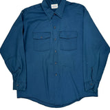 Dickies Shirt - XL Blue Cotton Blend