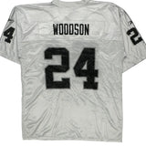 Raiders Reebok Nfl Jersey - Large Black Polyester