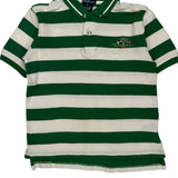 Age 6 Polo By Ralph Lauren Striped Polo Shirt - XS Green Cotton