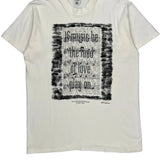 Fruit Of The Loom William Shakespeare Graphic T-Shirt - XL White Cotton