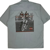 American Champion Motorcycles Harley Davidson Graphic Short Sleeve Shirt - Large Gray Cotton