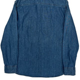 Levis Slim Denim Shirt - Large Blue Denim