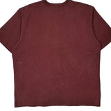 Carhartt T-Shirt - 2XL Burgundy Cotton