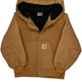 Age 5-6 Carhartt Jacket - XS Brown Cotton