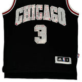 Chicago Bulls Adidas Nba Jersey - Small Black Polyester