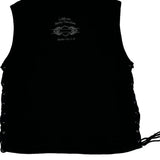 California Harley Davidson Graphic Vest - XL Black Cotton