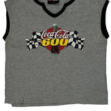 Coca-Cola 600 Chase Authentics Nascar Tank Top - Large Gray Cotton