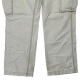 Carhartt Cargo Trousers - 34W 30L Cream Cotton