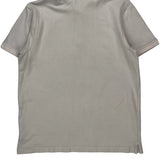 Tommy Hilfiger Spellout Polo Shirt - Medium Beige Cotton