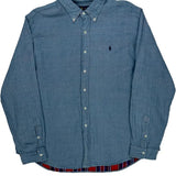 Ralph Lauren Shirt - 2XL Blue Cotton