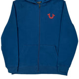 Fashion For The Senses True Religion Graphic Hoodie - XL Blue Cotton