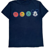 Mickey Mouse Disney T-Shirt - Medium Blue Cotton