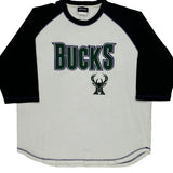 Bucks NBA Long Sleeve T-Shirt - XL Black Cotton
