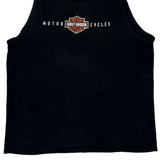 Kona, Hawaii Harley Davidson Graphic Vest - XL Black Cotton