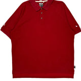 Adidas Polo Shirt - XL Red Cotton