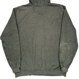 Carhartt Spellout Hoodie - XL Grey Cotton Blend