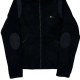 Lacoste Fleece Jacket - Small Black Polyester