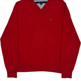 Tommy Hilfiger Jumper - Small Red Cotton