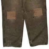 Carhartt Double Knee Carpenter Trousers - 36W 30L Brown Cotton